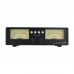 VU2-L Bulb Version MIC+LINE Dual VU Meter Audio Splitter Box 4-Way Switcher Sound Level Indicator