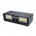 VU2-L Bulb Version MIC+LINE Dual VU Meter Audio Splitter Box 4-Way Switcher Sound Level Indicator