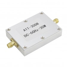 DC-6GHz 30W 30DB RF Attenuator fixed Attenuator SMA Female + SMA Female for Power Meter Spectrum Analyzer