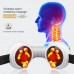 Neck Massager Electric Shoulder Relaxation Device Infrared Heating 4D Roller Massaging for Office Home