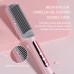 Hair Straightening Comb Curling Comb Negative Ion Electric Hair Straightener Curler Brush Styling Tool