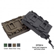 Soft Shell Scorpion Rifle Mag Carrier Quick Pull Magazine Pouch Molle Holder Universal for 5.56/7.62 