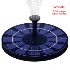 2.5W Solar Powered Fountain Floating Garden Pool Landscape Decoration Solar Fountain Water Pump