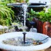 6V 2W Solar Powered Fountain Pluggable Outdoor Solar Landscape Fountain Water Pump for Garden Pool