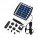 6V 2W Solar Powered Fountain Pluggable Outdoor Solar Landscape Fountain Water Pump for Garden Pool