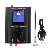 PortaPack H2 + HackRF One R9 SDR V1.9.1 + Aluminum Alloy Case + Antenna + Data Cable Kit Assembled