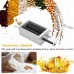 Grain Grinder Cereal Food Mill Powder Machine Malt Corn Pulverizer w/ 2 Rollers for Winemaking 