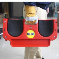 Rolling Knee Pad Flooring Knee Kneeling Pad with 5 Omni-directional Wheels Tool Tray Holder