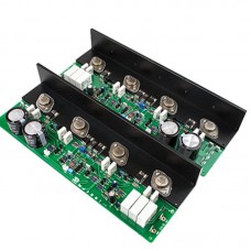 MJ2001 50W Amplifier Board MJ11032/33 HiFi Class A Stereo Power Amp Board Angle Aluminum Heat Conduction