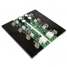  MJ2001 50W Amplifier Board MJ11032/33 HiFi Class A Stereo Power Amp Board Aluminum Plate Heat Conduction