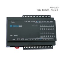 Industrial Controller Button Status Acquisition Upload To Host Computer RTU-308D 32DI RS485 + RS232
