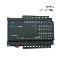 Industrial Controller Button Status Acquisition Upload To Host Computer RTU-308D 32DI RS485
