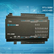 24-Channel NO Relay Control Module For Modbus RTU IO Module 5A 250V RTU-308M 24DO RS485