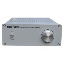 AIBBC HF-2050 Power Amplifier MOS Tube Stereo Power Amp 130W+130W Dual NS DIP-8 LM833N Op Amp 