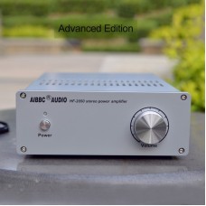 AIBBC HF-2050 Power Amplifier MOS Tube Stereo Power Amp 130W+130W Dual AD797BD Op Amp 