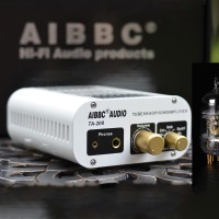 AIBBC TA-200 Power Amplifier Bluetooth DAC Headphone Amp Electronic Tube Decoding XMOS+ES9038 DSD 12AU7 Tube