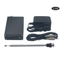 0.5W Digital Wireless Headphone Stereo FM/MP3 Transmitter Audio Transmission Radio PLL Black