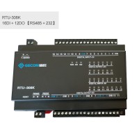 12DO 16DI Data Acquisition For Modbus RTU Industrial Controller RTU-308K 16DI + 12DO [RS485 + RS232]