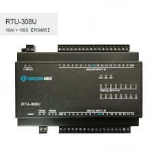 16AI 16DI Data Acquisition For Modbus RTU IO Module PLC Extension RTU-308U 16AI + 16DI [RS485]