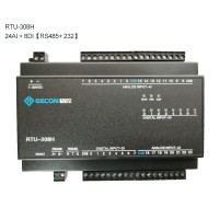 For Modbus RTU 24AI 8DI Data Acquisition Module Industrial Controller RTU-308H 24AI + 8DI RS485+RS232