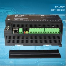 8AI + 16DI + 6DO Data Acquisition Module Industrial Controller RTU-308T RS485 + RS232 Communication