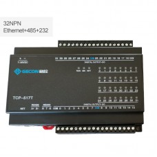 32-Channel NPN Transistor Data Acquisition For Modbus TCP Module TCP-517T 32NPN Ethernet+RS485+RS232