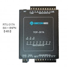 8AI + 8NPN Data Acquisition Module For MODBUS-RTU Industrial Controller RTU-317A [RS485]