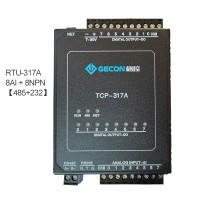 8AI + 8NPN Data Acquisition Module For MODBUS-RTU Industrial Controller RTU-317A [RS485+RS232]