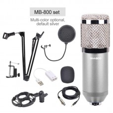 BM-800 Professional Condenser Microphone Set Cardioid Directional Mic for Mobile Phone Computer KTV