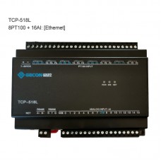 8PT100 + 16AI Industrial Controller PT100 Temperature Collection TCP-518L [Ethernet]