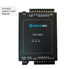 16AI 0.1% Accuracy ADC Data Acquisition Transmission TCP-507J 4-20mA 0-10V + Ethernet