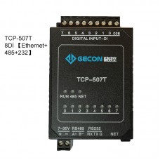 8DI Ethernet Module Industrial Controller Data Acquisition Module TCP-507T [Ethernet + RS485 + RS232]