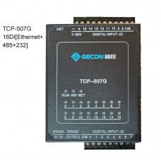 16DI Ethernet Module Industrial Controller Data Acquisition Module TCP-507G Ethernet + RS485 + RS232