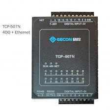 TCP-507N 4DO + Ethernet Industrial Controller Data Acquisition 4-Way Relay Output For Modbus TCP  