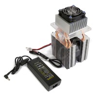 DIY Semiconductor Cooling Refrigeration Device Homemade Small Refrigerator Air Conditioner w/ Power