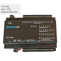 24DI + 6DO Industrial Controller RJ45 Ethernet TCP Module For Modbus TCP-508L Ethernet + RS485+RS232