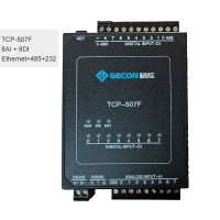 8AI + 8DI Industrial Controller For Modbus RTU TCP Ethernet Module TCP-507F Ethernet + RS485 + RS232