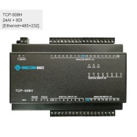 24AI + 8DI Industrial Controller Ethernet IO Module PLC Extension TCP-508H Ethernet + RS485 + RS232