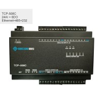 24AI + 6DO Data Acquisition Industrial Ethernet IO Module TCP-508C [Ethernet + RS485 + RS232] 