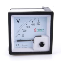 72-L6 500V Voltmeter Voltage Tester Gauge Diesel Generator Set Meter Pointer Digital Panel