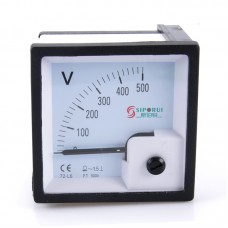 72-L6 500V Voltmeter Voltage Tester Gauge Diesel Generator Set Meter Pointer Digital Panel