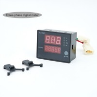 HJ-502 Generator Digital Display Meter 5 in 1 Voltage Current Power Frequency Meter Three Phase