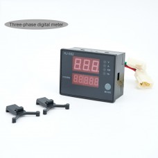 HJ-502 Generator Digital Display Meter 5 in 1 Voltage Current Power Frequency Meter Three Phase