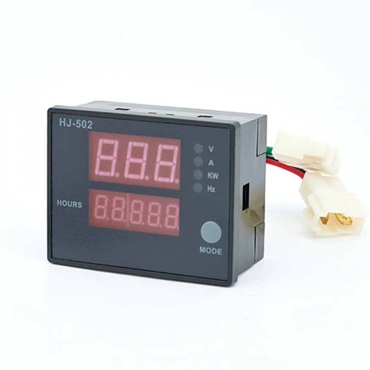 HJ502 Generator Digital Display Meter 5 in 1 Voltage Current Power