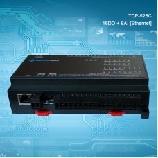 16DO + 8AI Industrial Data Acquisition For Modbus Protocol Module TCP-528C Ethernet Communications
