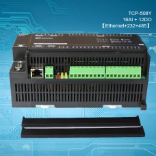 16AI + 12DO Data Acquisition For Modbus TCP RTU Ethernet Module TCP-508Y Ethernet + RS485 + RS232