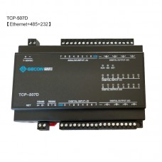 8AI + 8DI + 8DO For Modbus Ethernet Module Industrial Controller TCP-507D [Ethernet + RS485 + RS232]