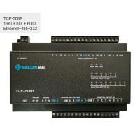16AI + 8DI + 6DO Data Acquisition For Modbus TCP Ethernet Module TCP-508R [Ethernet + RS485 + RS232]