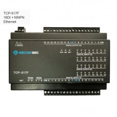 TCP-517F 16DI + 16NPN Industrial Data Acquisition Module For MODBUS [Ethernet Communications]