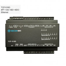 4PT100 + 3AI + 8DI + 8DO Data Acquisition Ethernet IO Module TCP-518G [Ethernet Communications]